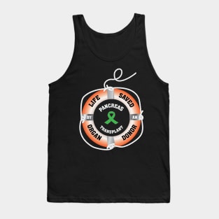 Life Saved by an Organ Donor Ring Buoy Pancreas Tank Top